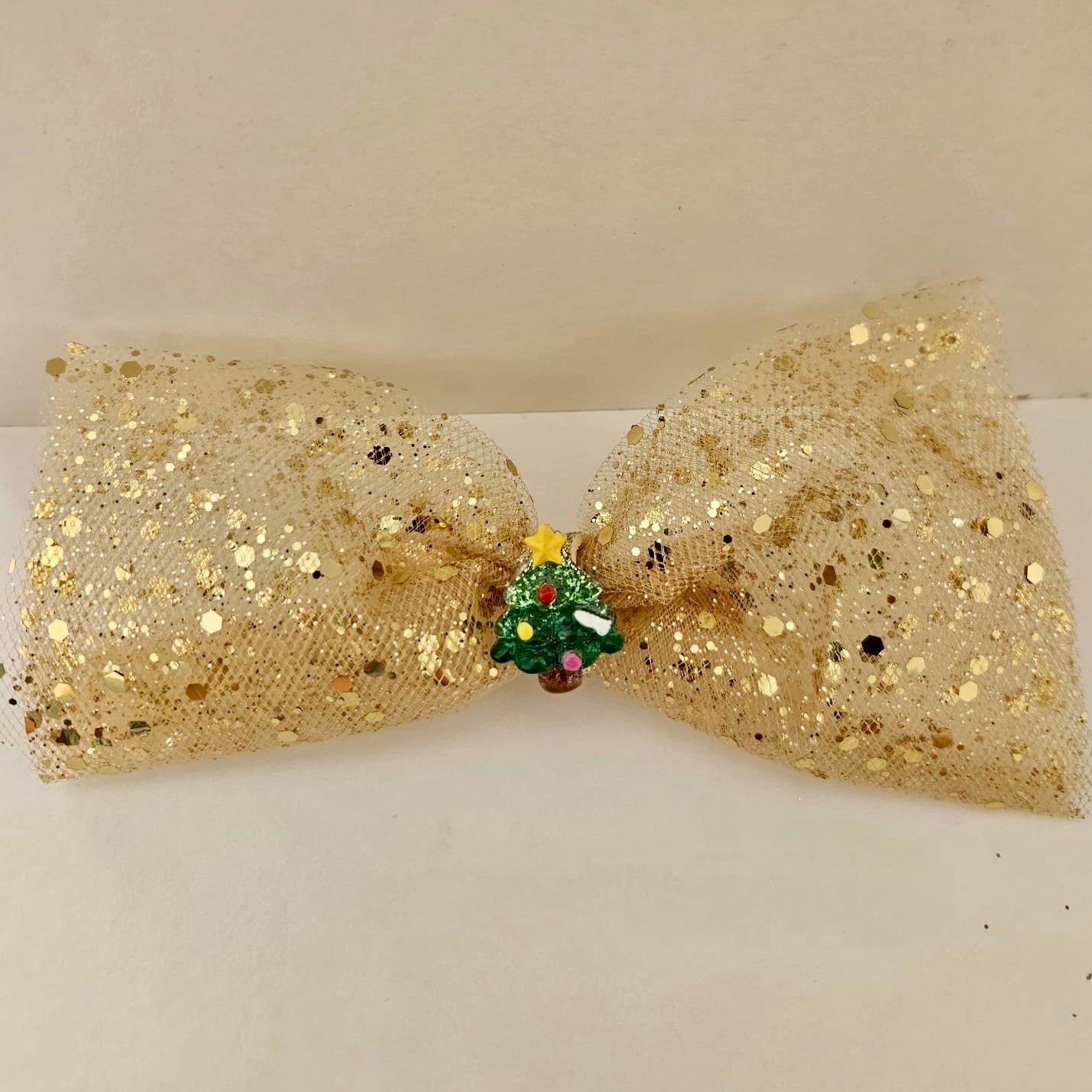* Christmas Bow Hair Clip *
