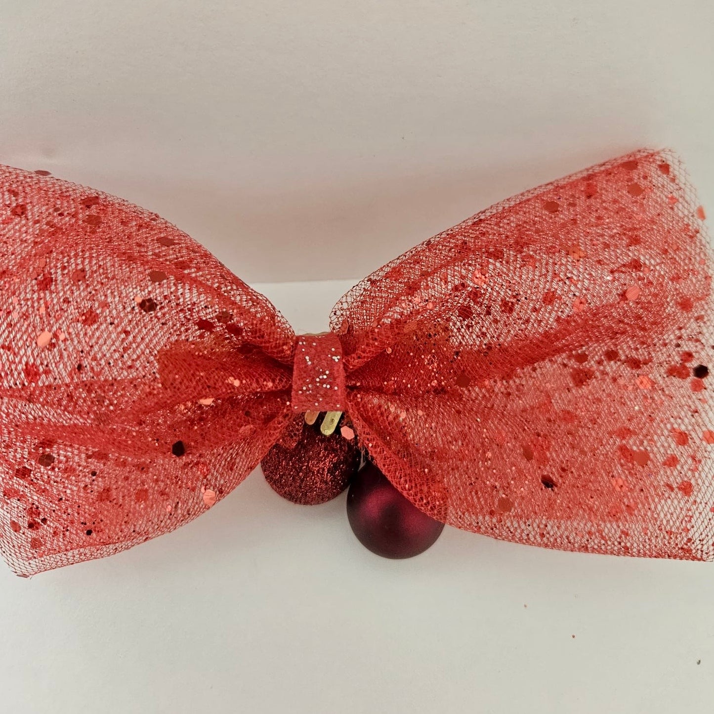 * Christmas Bow Hair Clip *